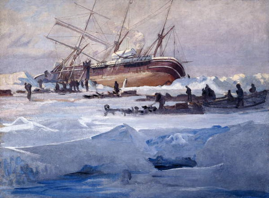 Detail of The Endurance Crushed in the Ice of the Weddell Sea, October 1915 by George Marston