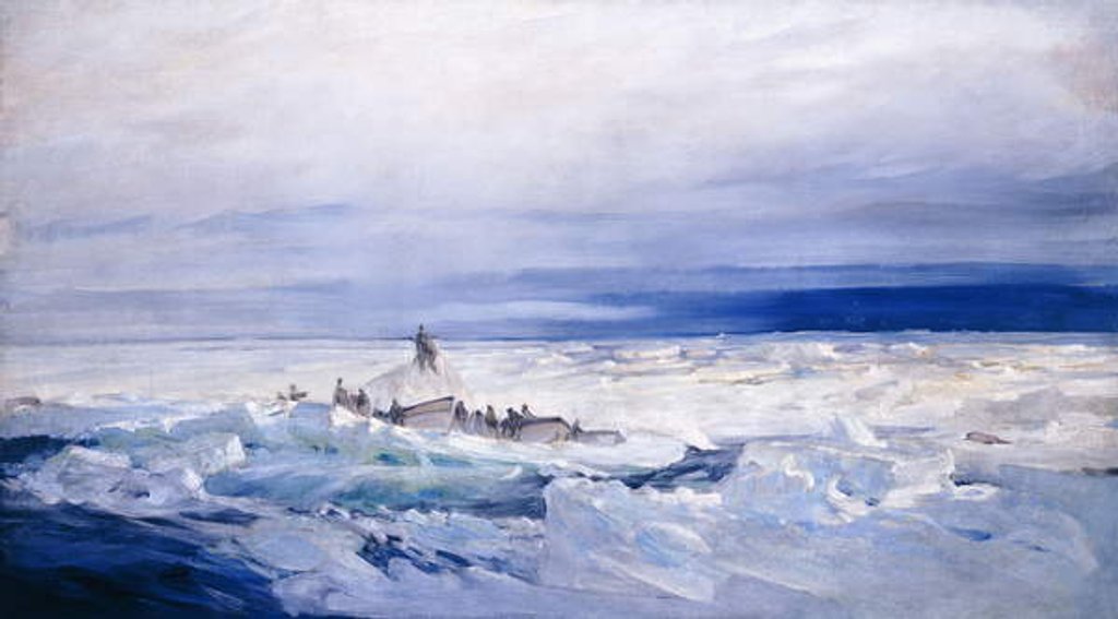 Detail of The Reeling Berg, April 1916 by George Marston