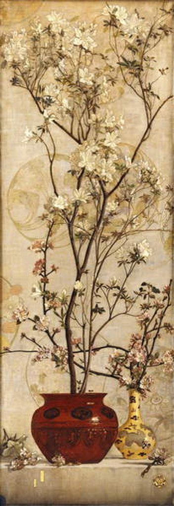 Detail of Still Life with Azaleas in a Chinese Pot, 1878 by Charles Caryl Coleman