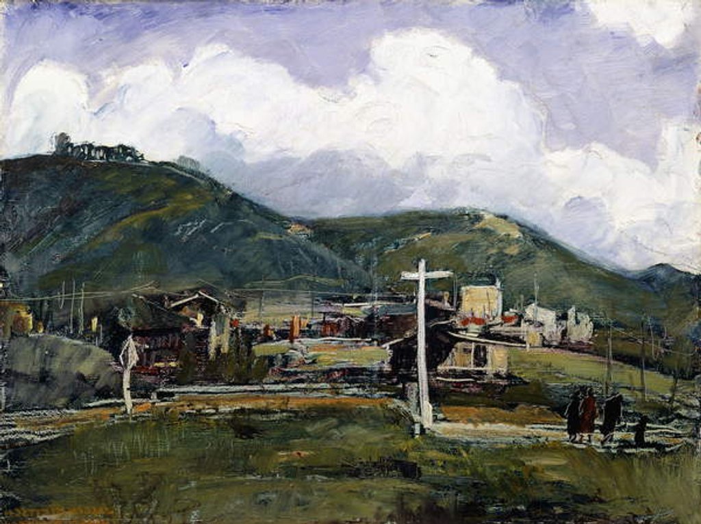 Detail of Rainy Day, Laguna by Joseph Kleitsch