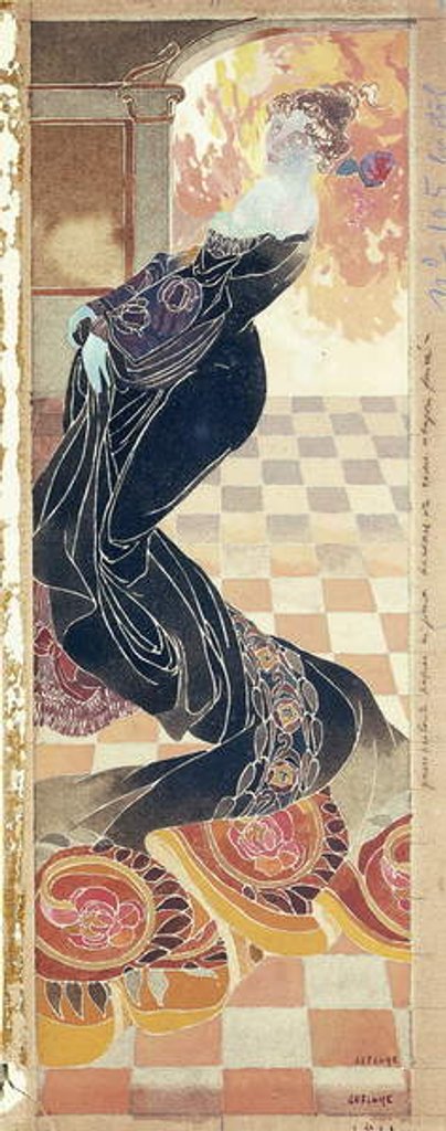 Detail of Lady in Black Gown, c.1900 by Georges de Feure