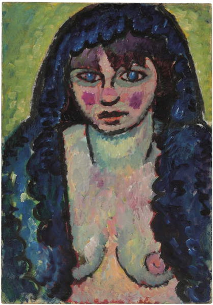 Detail of Portrait of a Woman, c.1912 by Alexej von Jawlensky