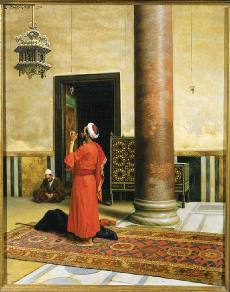 Detail of Morning Prayers, 1902 by Ludwig Deutsch