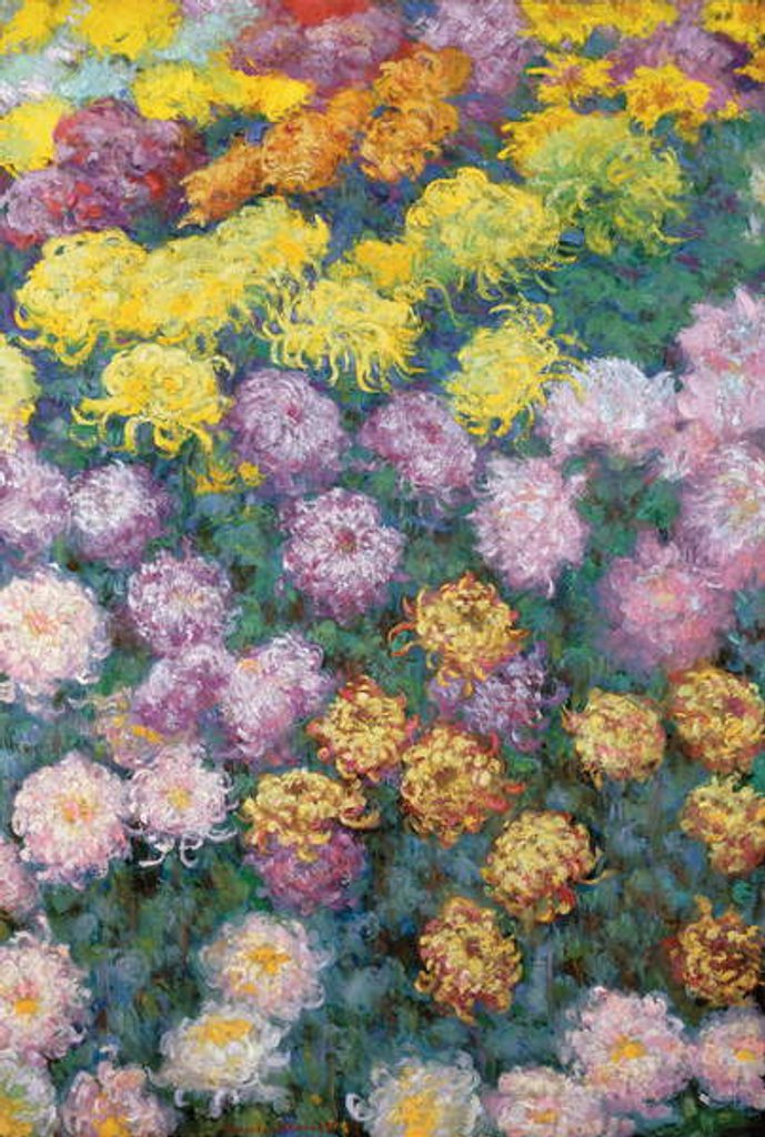 Detail of Chrysanthemums Massif, 1897 by Claude Monet