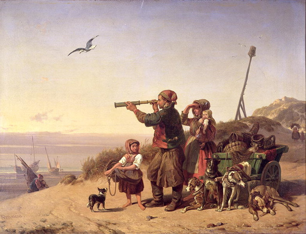 Detail of The Smuggler by Alexandre T. Francia