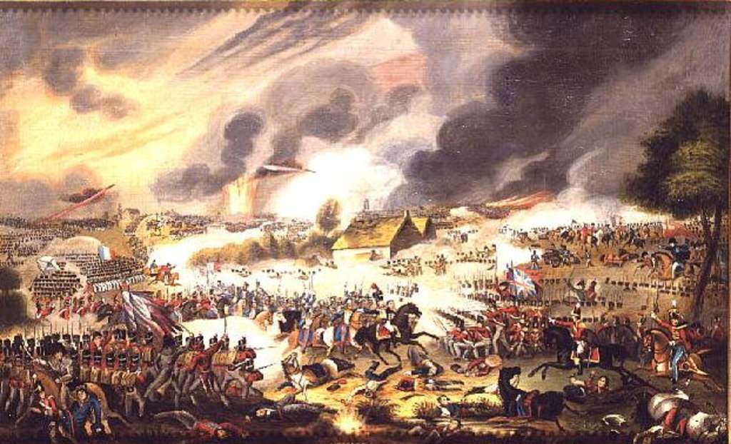 Detail of The Battle of Waterloo, 18th June 1815, 1842 by G. Newton