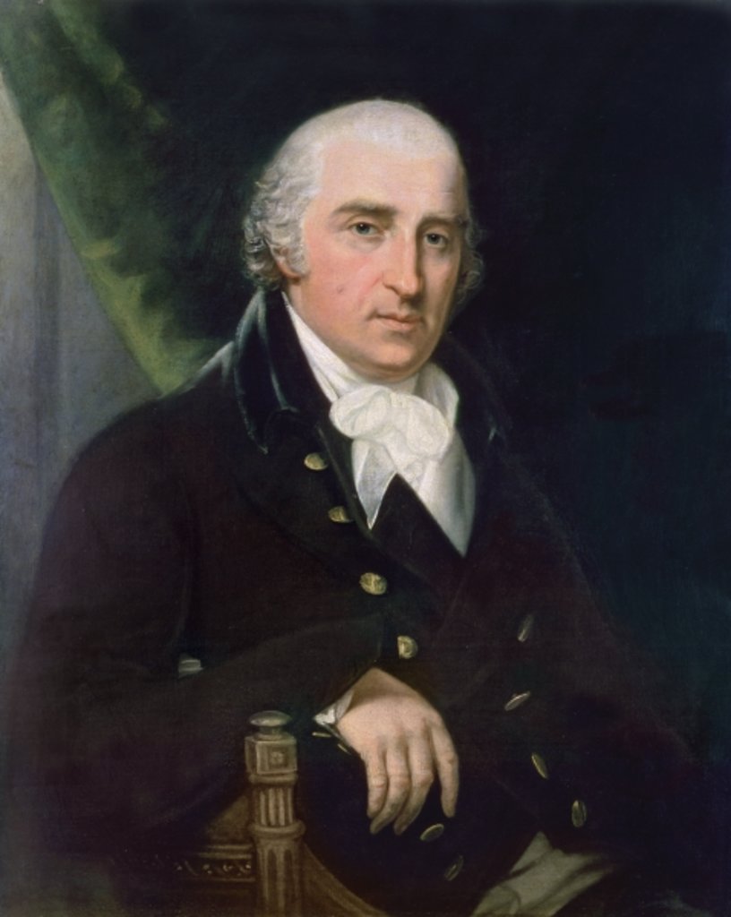 Detail of Portrait of Joseph Pitt by William Mulready