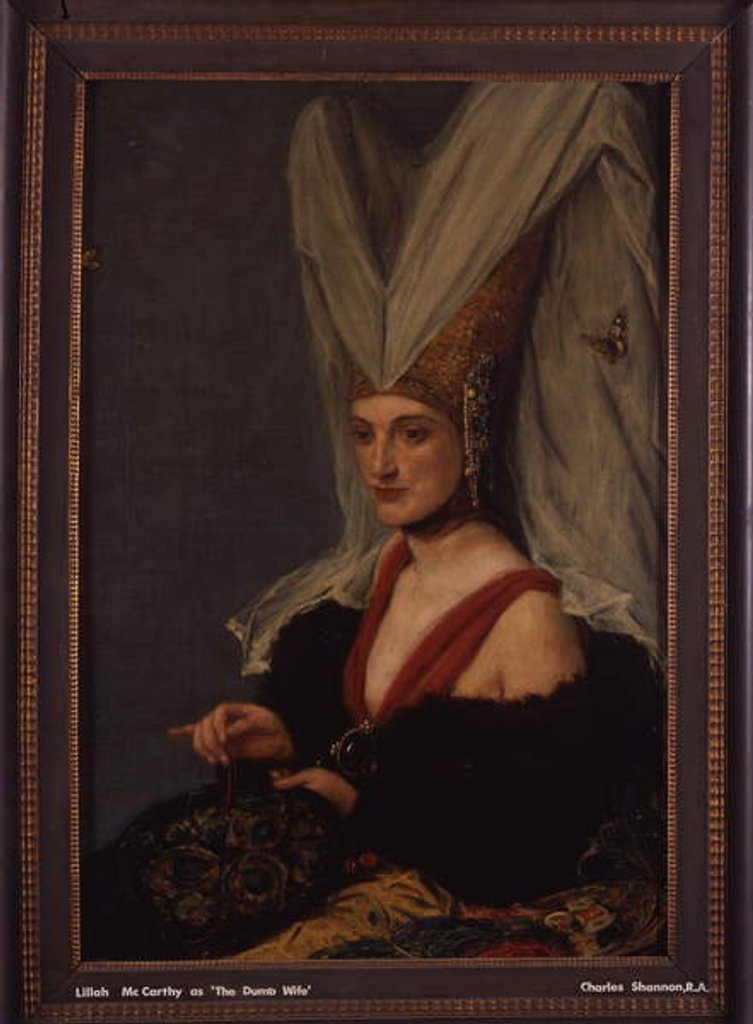 Detail of Lillah McCarthy as 'The Dumb Wife', 1922 by Charles Haslewood Shannon