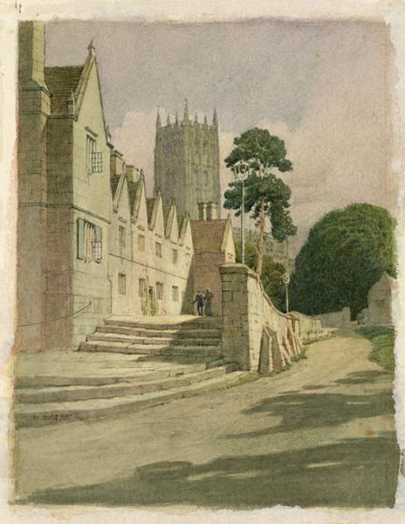 Detail of The Almshouses, Campden, 1907 by Frederick Landseer Maur Griggs