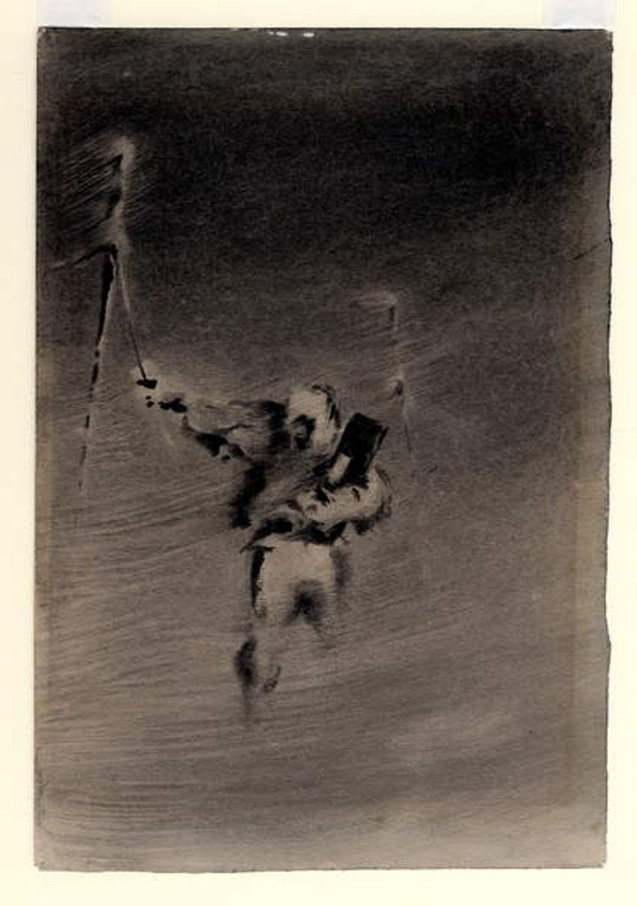 Detail of On the Way to the Meteorological Station by Edward Adrian Wilson