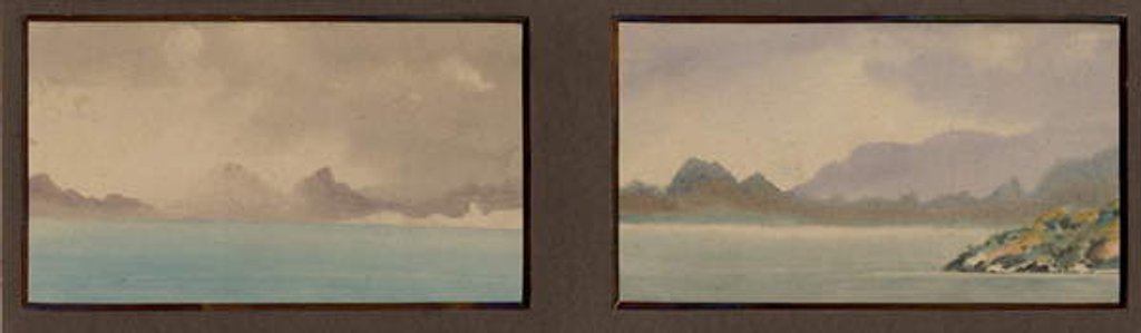 Detail of Watercolours from the Norway Notebook, 1898-99 by Edward Adrian Wilson