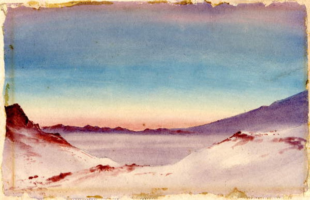 Detail of Hut Point from the Gap, 1901-04 by Edward Adrian Wilson