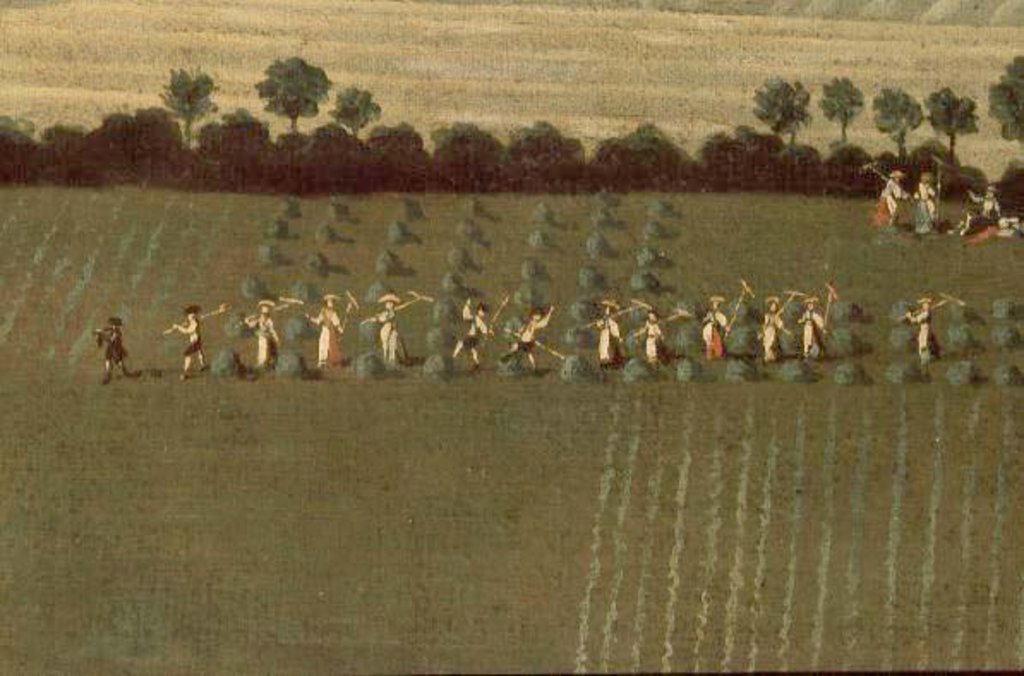 Detail of Country Round Dixton Manor, c.1725 by English School