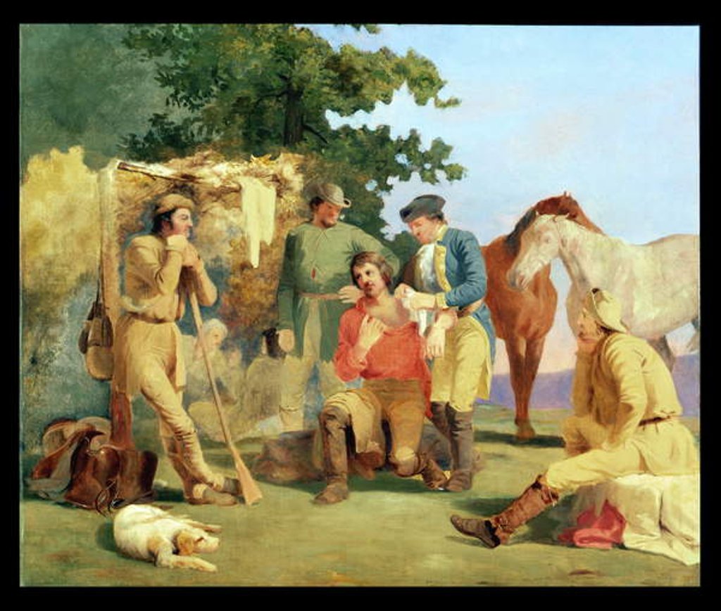 Detail of Scouts in the French and Indian Wars by Charles Herbert Eastlake