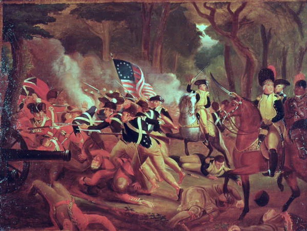 Detail of Colonel William Washington at the Battle of Cowpens, South Carolina, 17th January, 1781 by American School