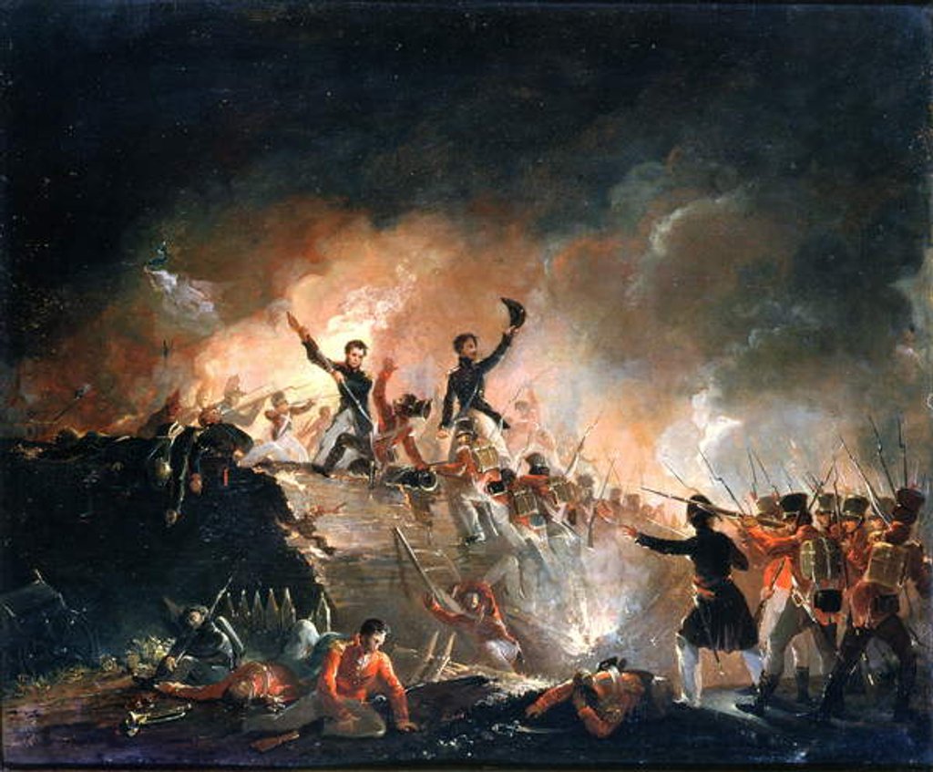 Detail of Repulsion of the British at Fort Erie, 15th August 1814, 1840 by E. C. Watmough