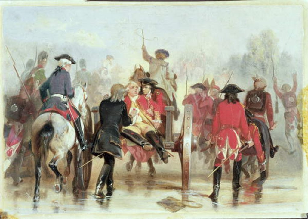 Detail of Braddock's Retreat on 9th July 1755, 1865 by Alonzo Chappel