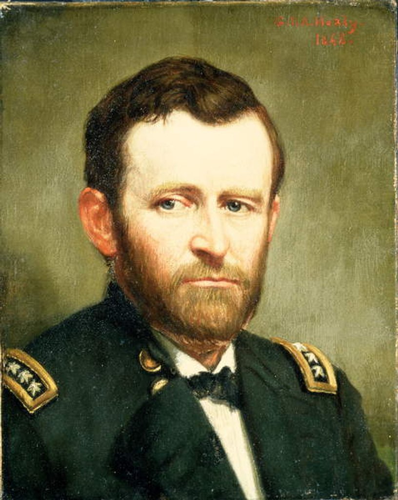 Detail of Ulysses S. Grant, 1844 by George Peter Alexander Healy