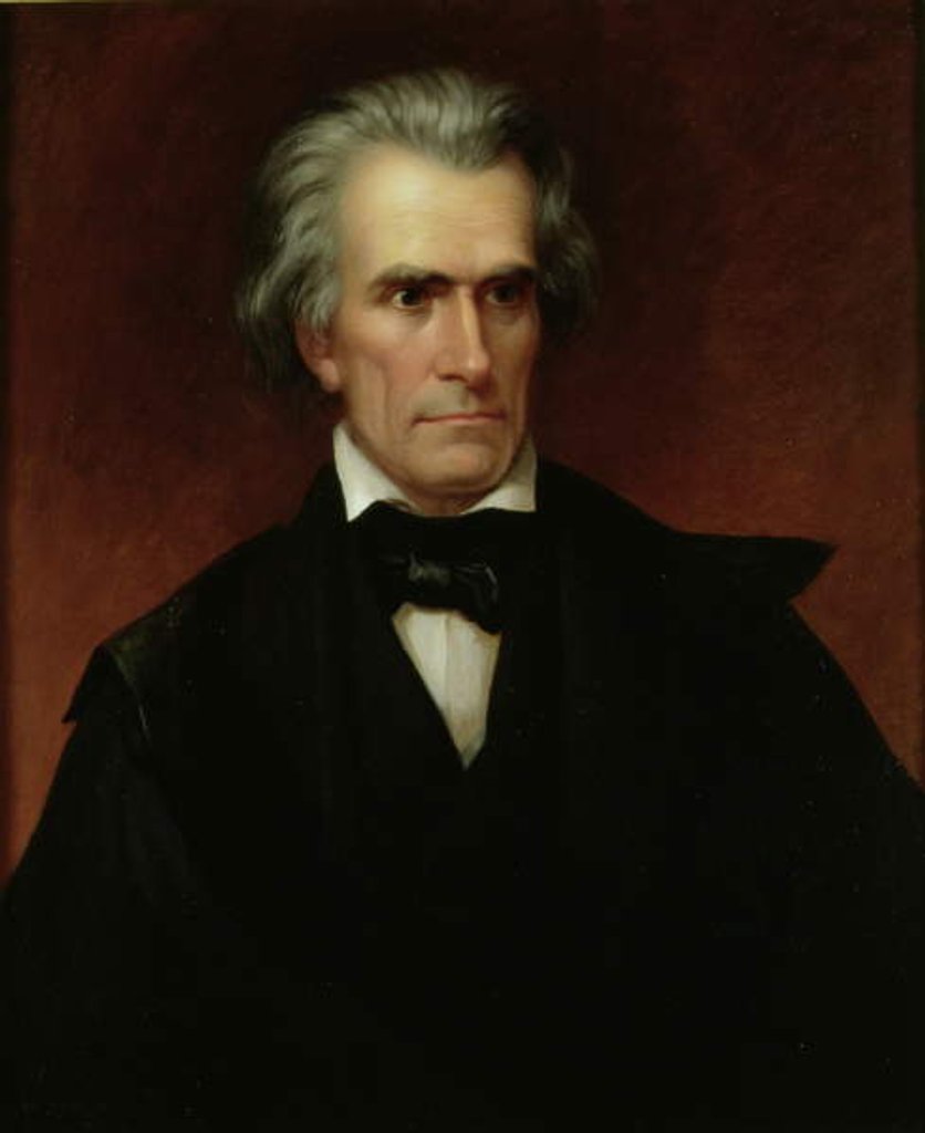 Detail of John Caldwell Calhoun c.1845 by James Reid Lambdin