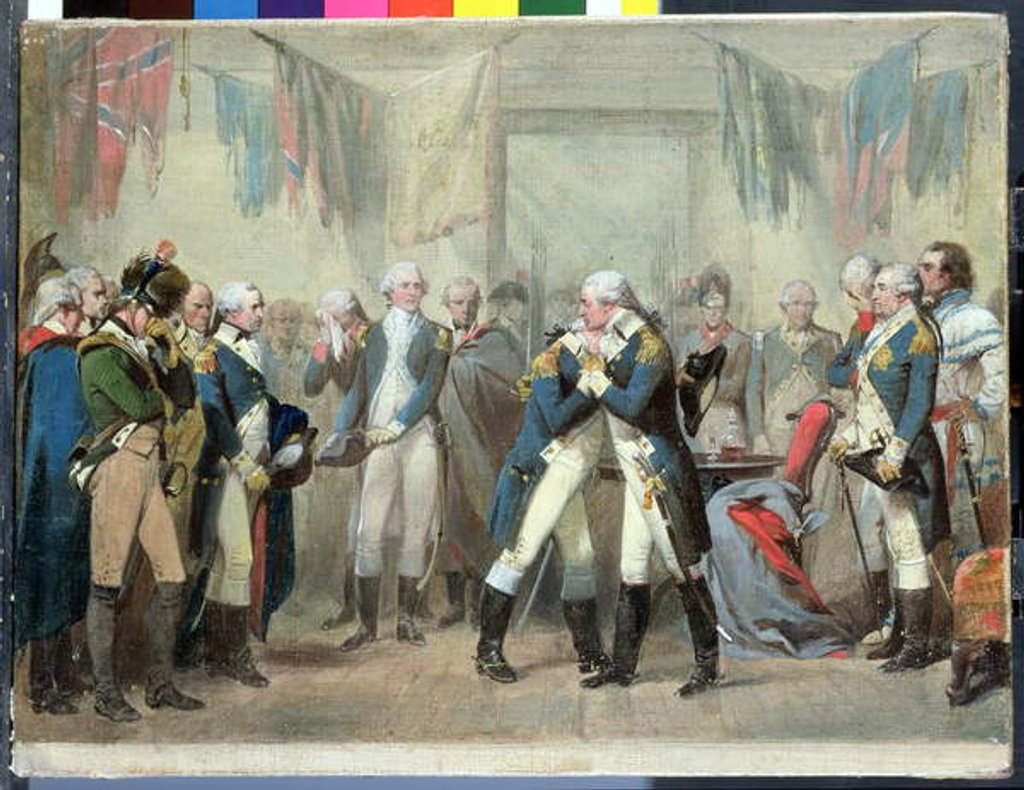 Detail of Washington's Farewell to his Officers by Alonzo Chappel
