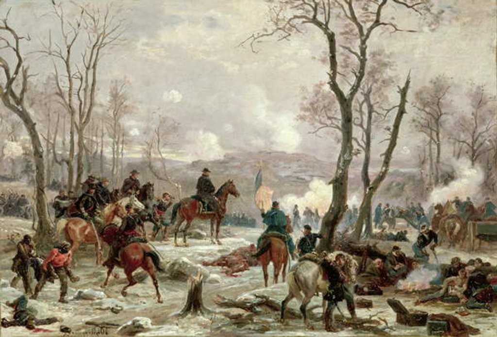 Detail of General Grant looking over the Battlefield at Fort Donelson, c.1863 by Paul Phillipoteaux