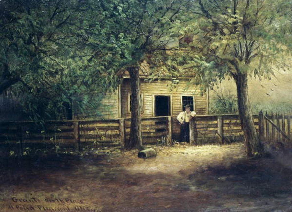 Detail of Grant's Birth Place, Point Pleasant, Ohio by George Leo Frankenstein