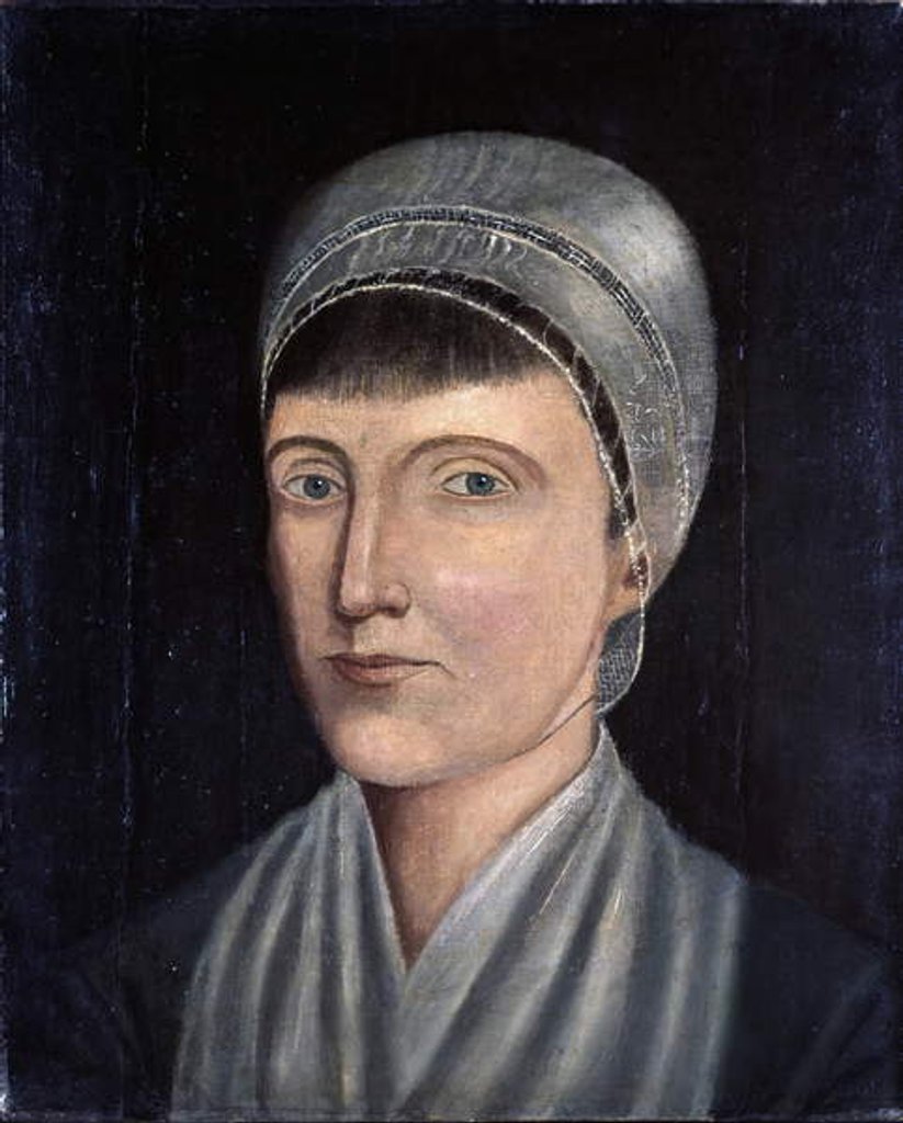 Detail of Portrait of Henrietta Priscilla Calmes, c.1810 by Jacob Frymire