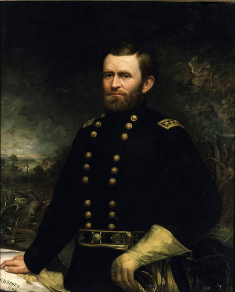 Detail of Portrait of Ulysses Simpson Grant, 1869 by George Henry Story