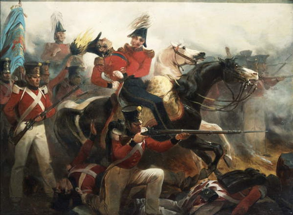 Detail of Death of General Ross at the Battle of Baltimore, September 12th, 1814 by Alonzo Chappel