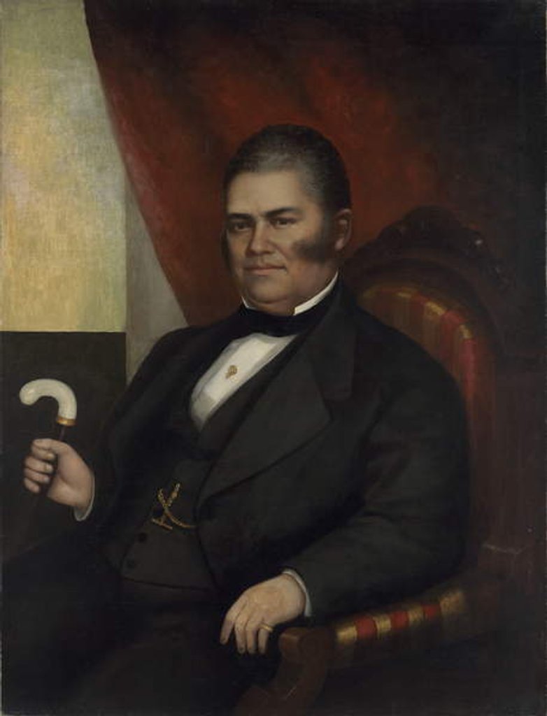 Detail of Portrait of John Jones, c.1865 by Aaron E. Darling