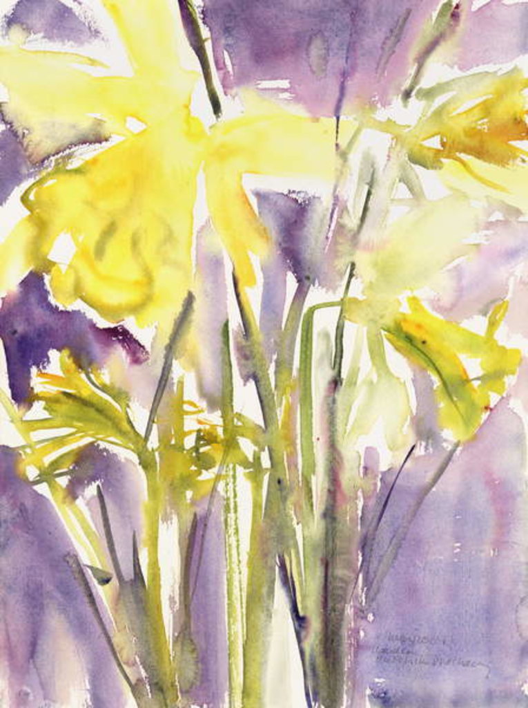 Detail of Daffodils, 2004 by Claudia Hutchins-Puechavy