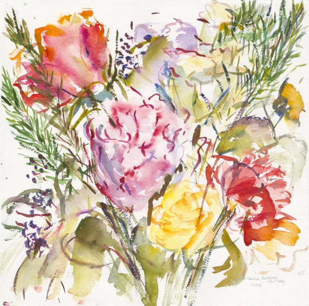 Detail of Rose Bouquet, 2006 by Claudia Hutchins-Puechavy