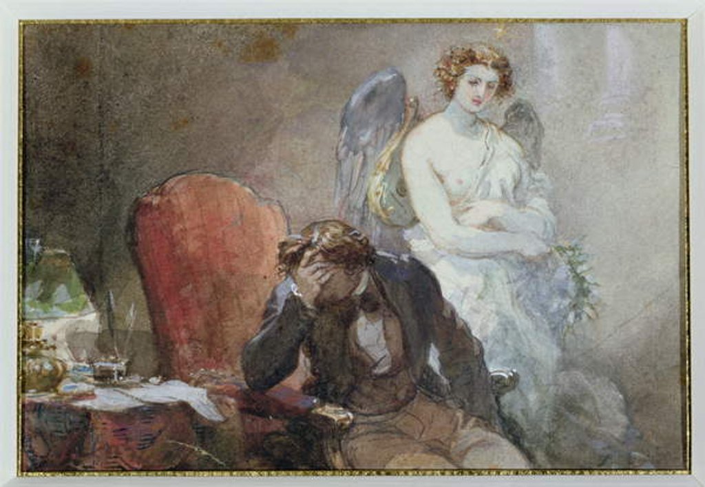 Detail of La Nuit d'Octobre by Eugene-Louis Lami