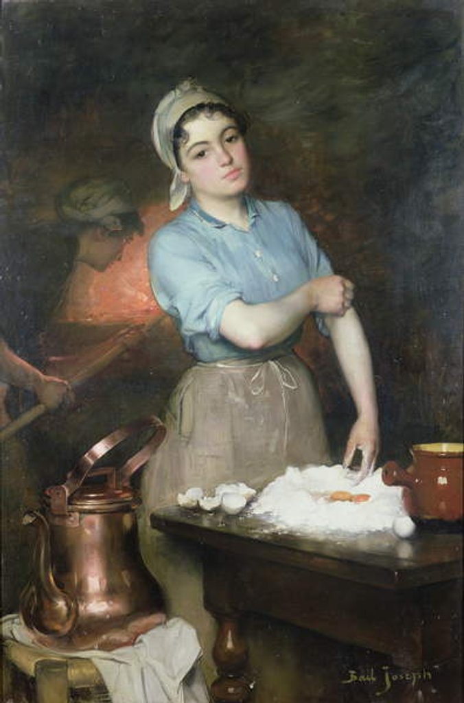 Detail of The Pretty Pastry Cook by Joseph Bail