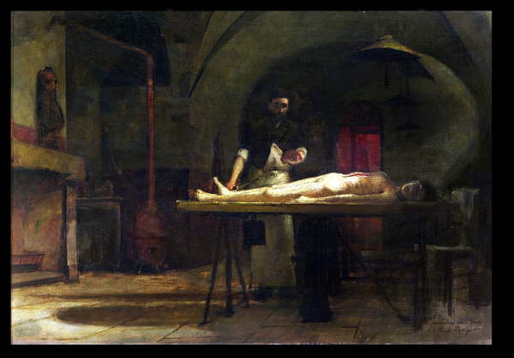 Detail of Dissection scene by Paul Buffet