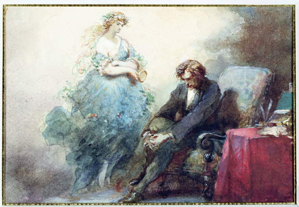 Detail of La Nuit de Mai by Eugene-Louis Lami