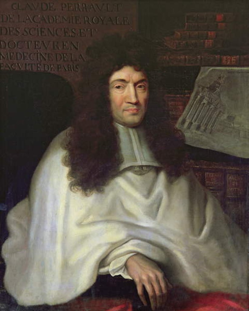 Detail of Claude Perrault by French School