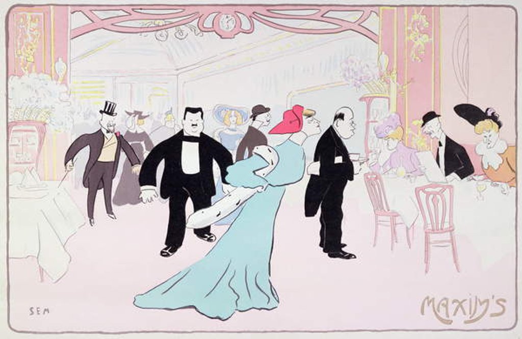 Detail of Maxim's, c.1901 by Sem