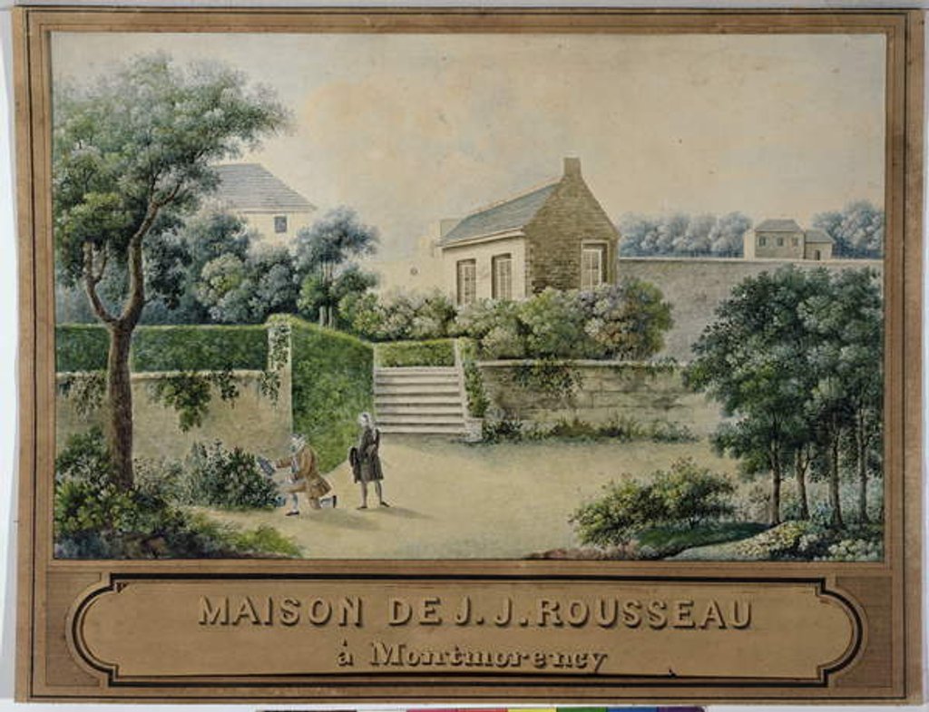 Detail of The Hermitage at Montmorency by French School