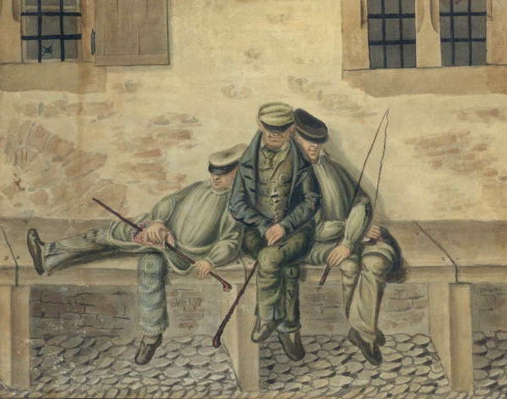 Detail of Jewish Alsatian Coachmen by Anonymous