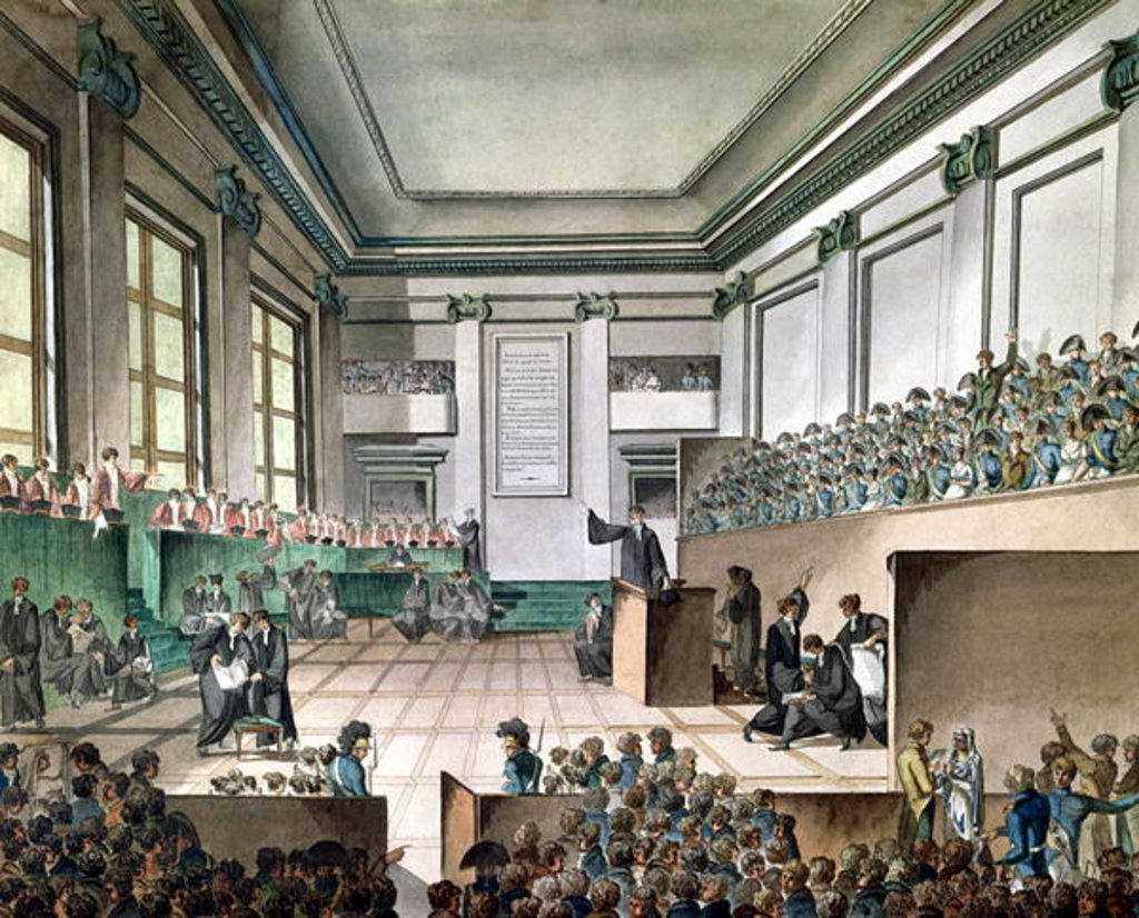 Detail of The Trial of the Cadoudal Affair, c.1804 by Armand de Polignac