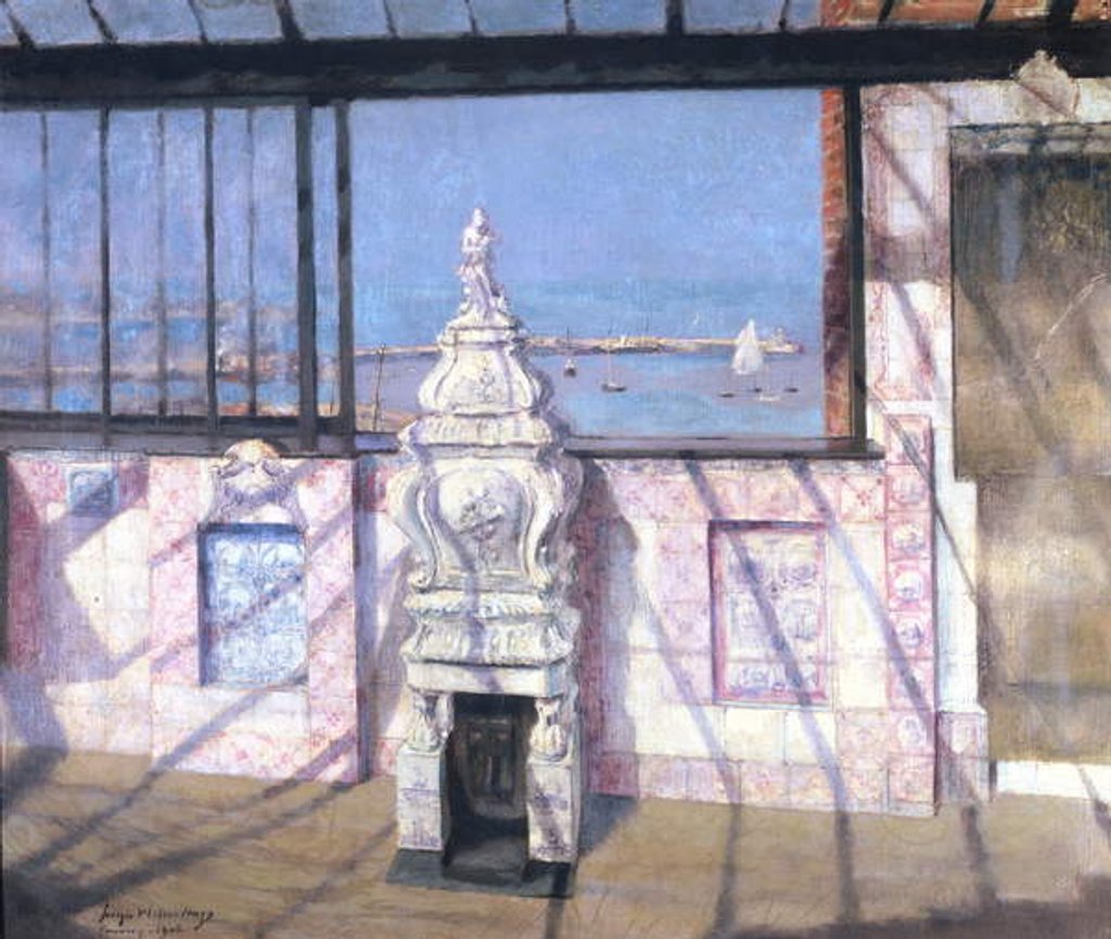 Detail of The Look-Out at Guernsey, 1905 by Georges Hugo