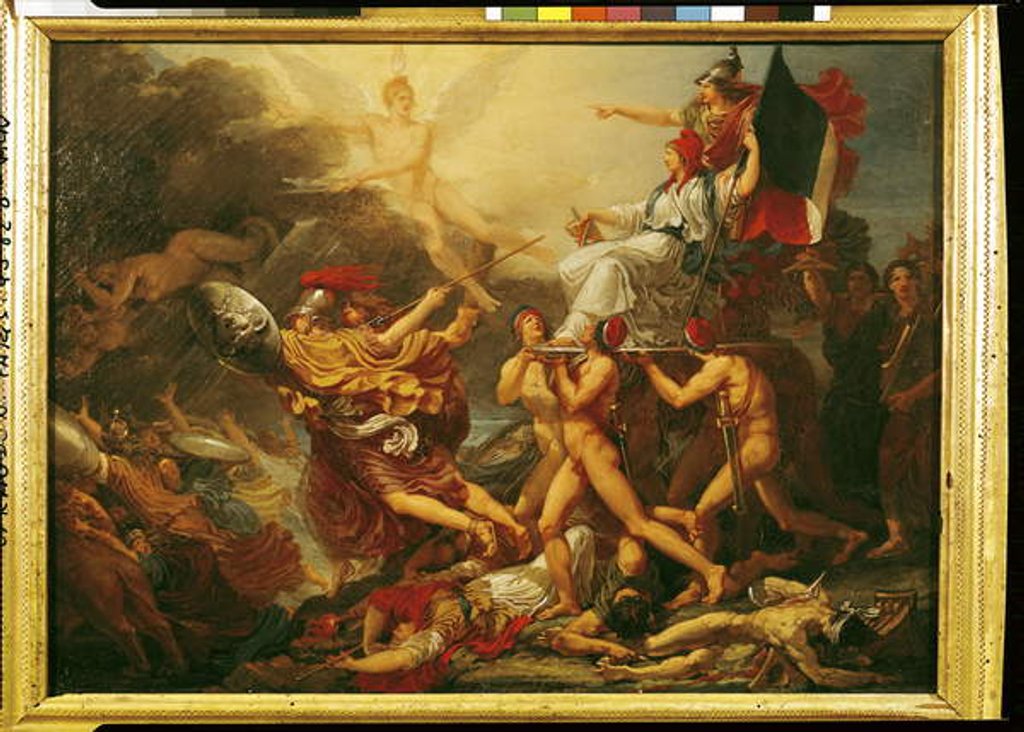 Detail of Liberty Travelling the World, 1798 by Jacques Reattu