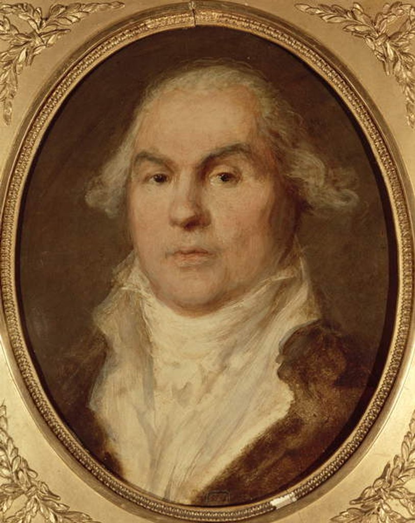 Detail of Portrait of Jean-Jacques-Regis de Cambaceres by Jean Baptiste Greuze