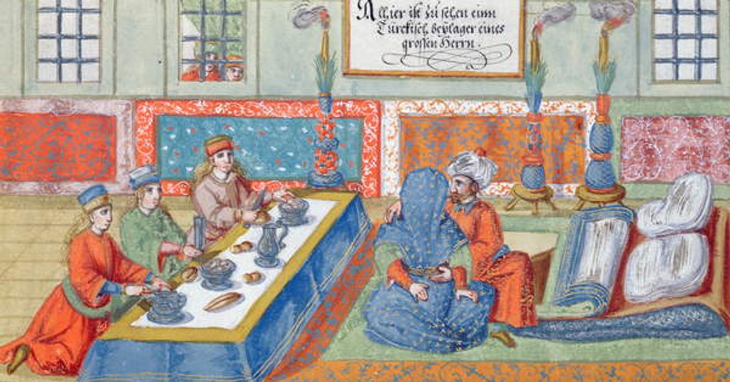 Detail of Marriage scene by German School
