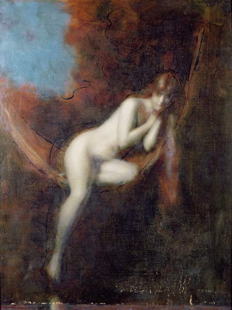 Detail of Sarah Bathing, 1902 by Jean-Jacques Henner