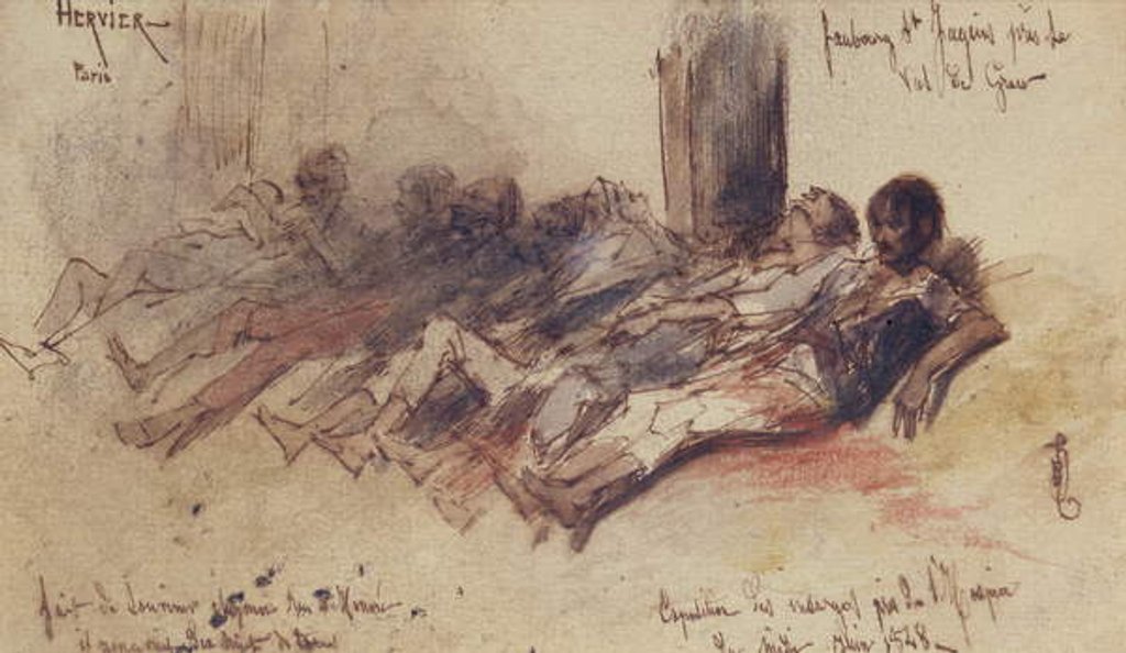 Detail of Victims of June 1848 by Louis Adolphe Hervier