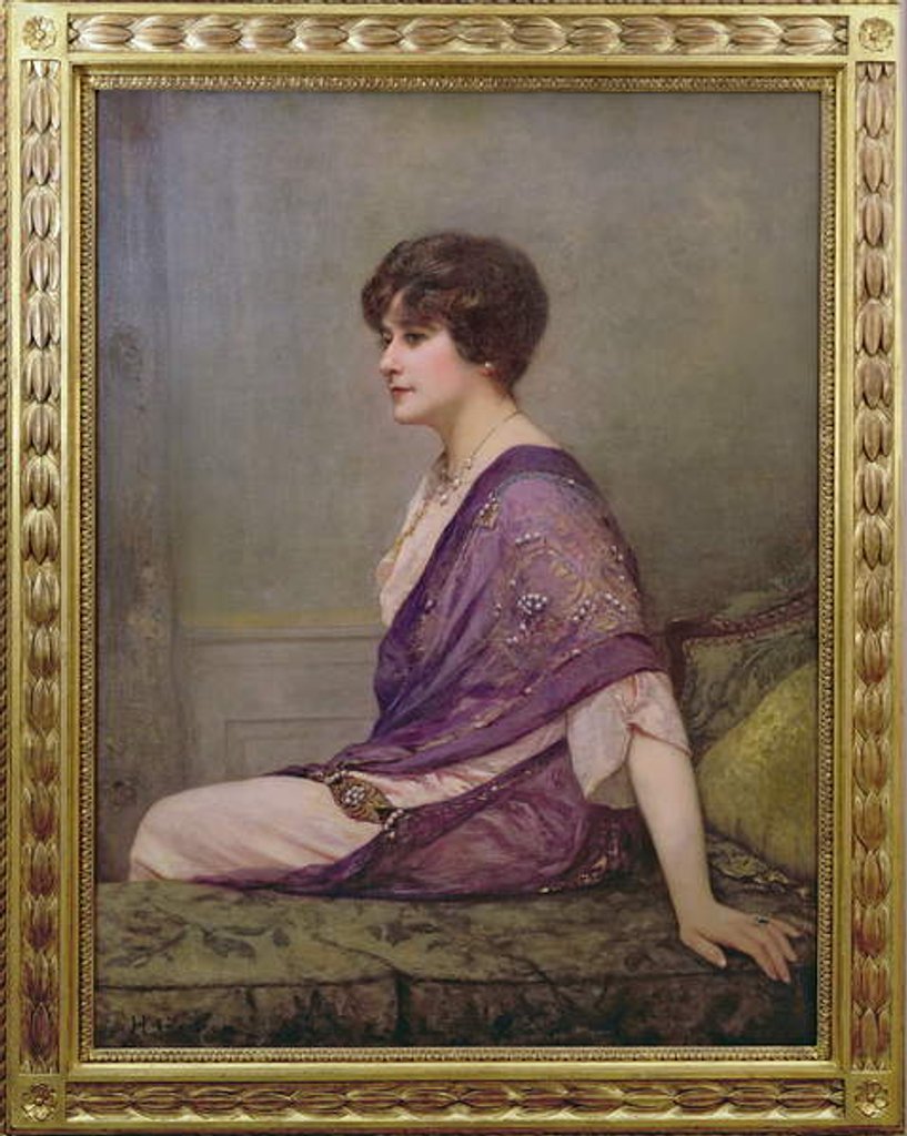 Detail of Portrait of the Couturier Madame Paquin by Henri Gervex