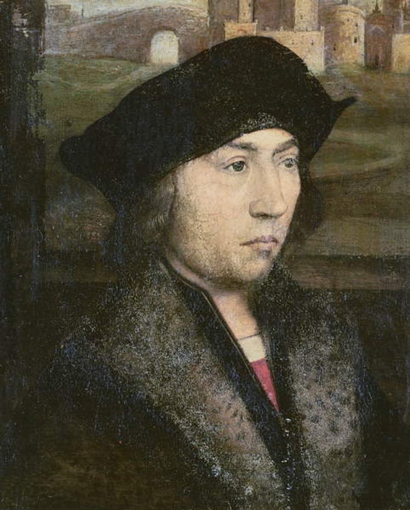 Detail of Portrait of Charles VIII by French School