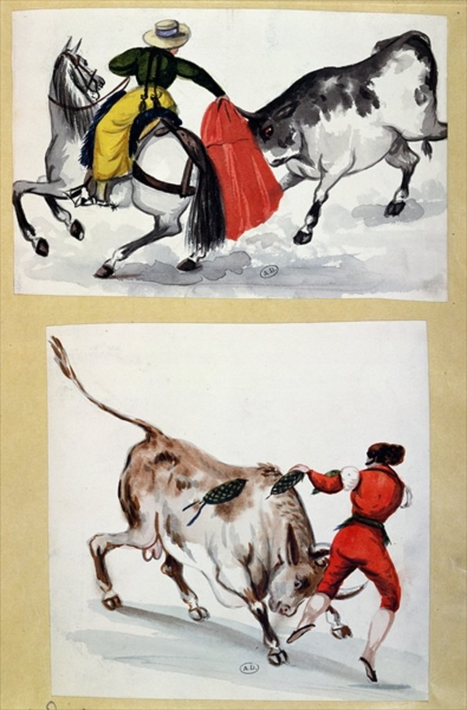Detail of Bullfighters by Spanish School